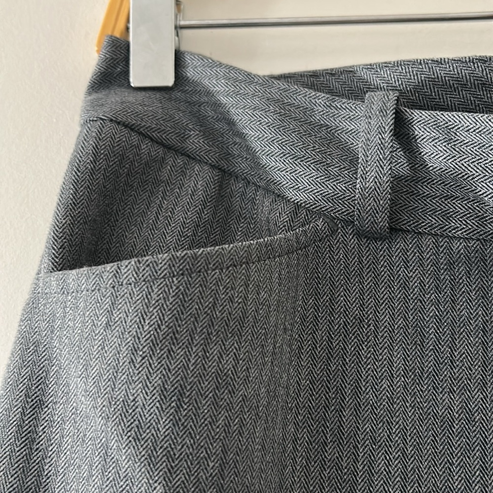 🆕 Worthington Modern Fit Herringbone Pattern Trousers / Slacks
